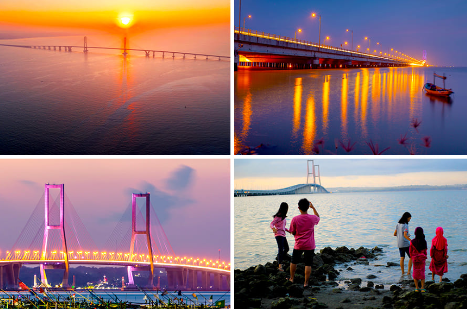 Jembatan Suramadu (Priyono &ndash; Shutterstock)(Riverboyz &ndash; Shutterstock)(Pradeep &ndash; Shutterstock)(Dea Merina &ndash; Shutterstock)
