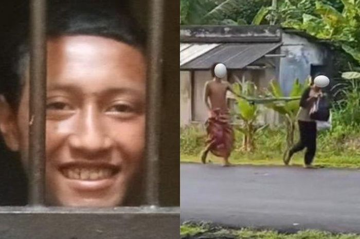 ODGJ pelaku mutilasi di Garut tersenyum dari balik penjara.