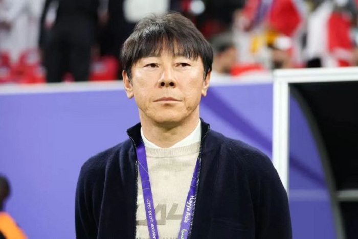 Shin Tae Yong dalam laga pertama grup D melawan Irak (Sumber Foto : ig shintaeyong7777)