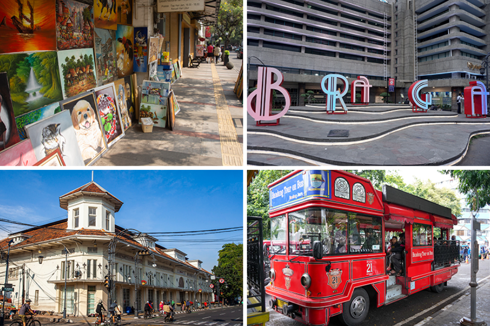 Jalan Braga, tempat seru habiskan libur weekendmu (Erginprtma &ndash; Shutterstock)(Erick &ndash; Shutterstock)( Sony Herdiana- Shutterstock)(Akhmad Dody &ndash; Shutterstock)