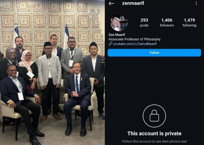 Usai Viral Unggah Foto Bersama Presiden Israel, Instagram Zainul Maarif Tokoh Muda NU Dikunci