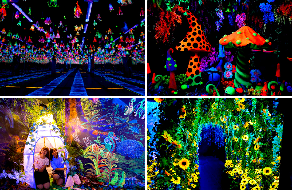 Warna-warni instalasinya jadi background foto yang kece! (Gambar dari httpswww.tiket.comto-dotiket-dark-mansion-museum)