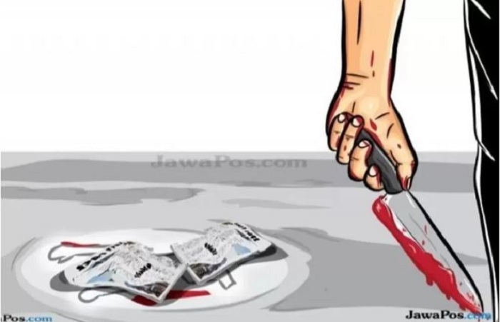 Ilustrasi pembunuhan.(Do. JawaPos.com)