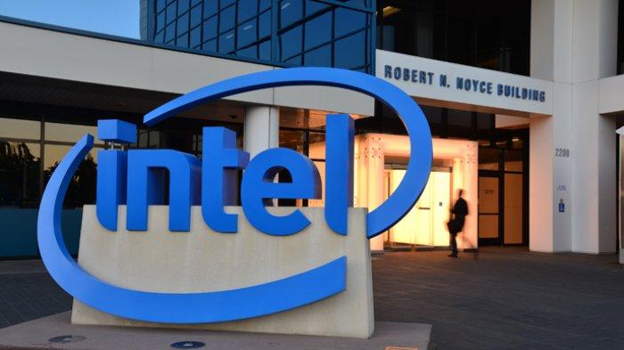 Intel Corp. Kantor pusat Intel Corp. di Santa Clara, California, AS.