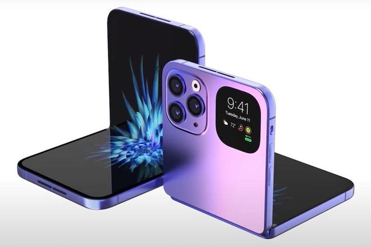 Bocoran wujud ponsel lipat Apple(forbes.com)