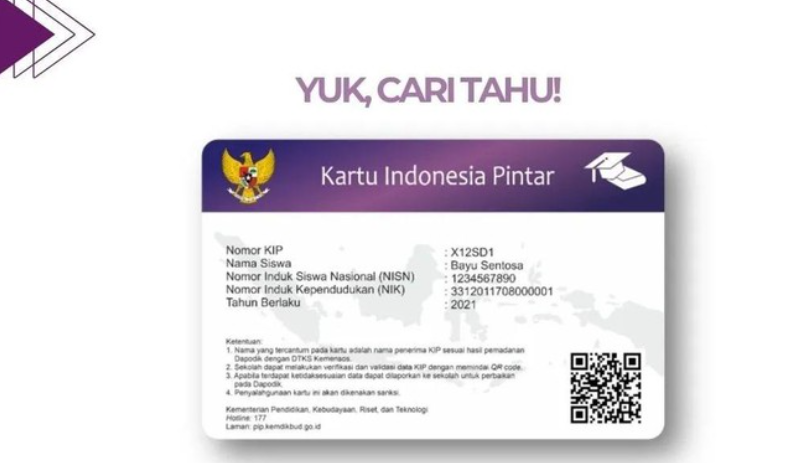 Ilustrasi kartu KIP Kuliah (Foto Instagram@puslapdik_dikbud)