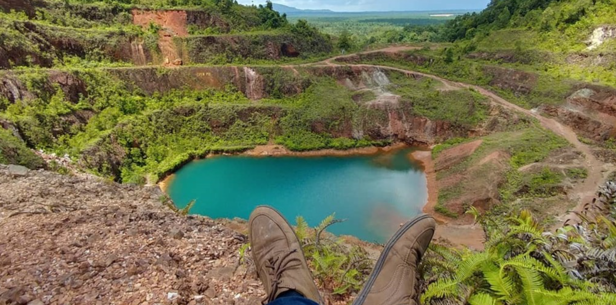 Open Pit, Belitung Timur. (Foto Instagram @zulfikrishiba)