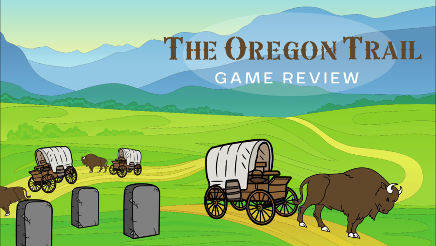The Oregon Trail dikenang sebagai salah satu permainan komputer paling awal dan paling ikonik dalam sejarah. (Graphic by Maliah White)