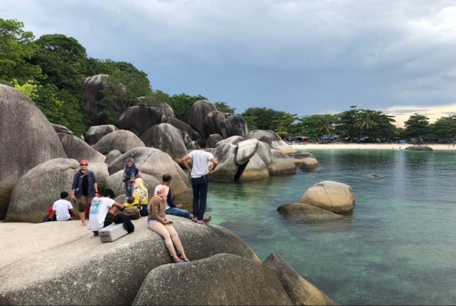 Pantai Tanjung Tinggi Belitung(KOMPAS.COM)