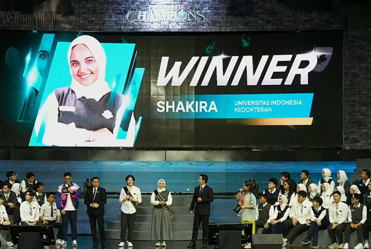 Profil Lengkap Shakira Amirah, Mahasiswi UI, Jadi Juara Musim Pertama Clash Of Champions. (Istimewa)