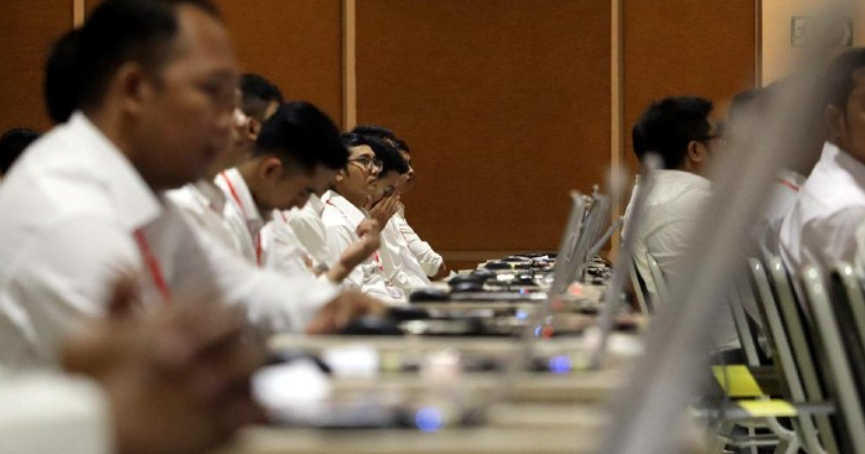 Ilustrasi Ujian CPNS. (Foto: Wisma Putra)