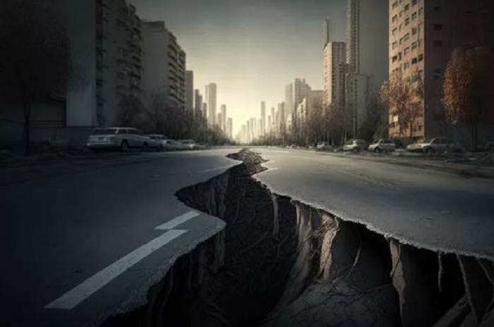 Ilustrasi, gempa bumi megathrust dengan kekuatan luar biasa yang akan terjadi di Indonesia. (Freepik/ chandlervid85)