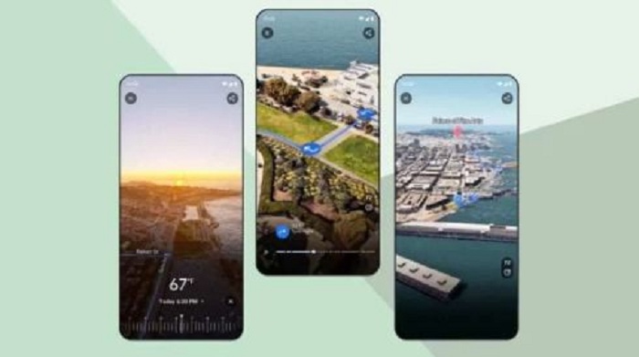 Ilustrasi: Fitur baru Google Maps dibekali teknologi AI. (Gizchina).