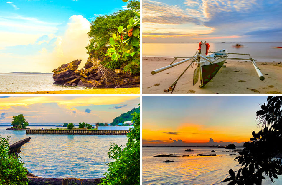 Indahnya sunset kemerahan di Pantai Melawai (Benyamin &ndash; Shutterstock)(Deny Pedrosa &ndash; Shutterstock)( Benyamin- Shutterstock)(Penny &ndash; Shutterstock)