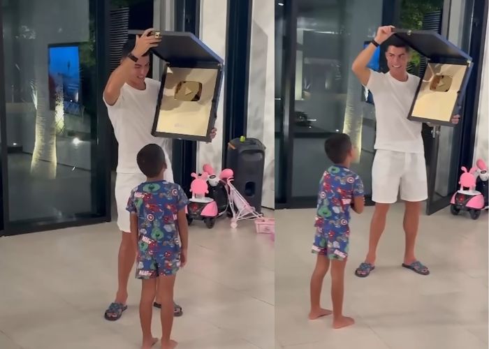 Channel Youtube Cristiano Ronaldo Mendapatkan Gold Button kurang dari sehari