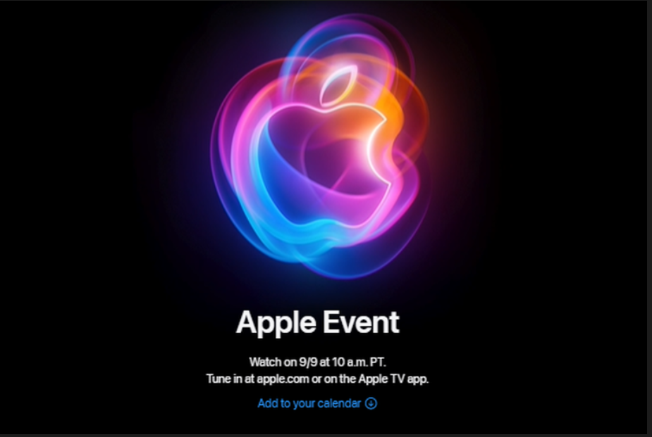Apple mengumumkan akan menggelar acara Apple Event 9 September mendatang. Acara ini diyakini akan menjadi ajang peluncuran iPhone 16 series.(Apple.com)
