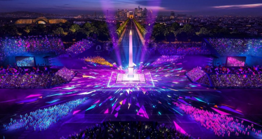 Place de la Concorde yang ikonik menjadi latar Upacara Pembukaan yang spektakuler. Foto paralympic.org