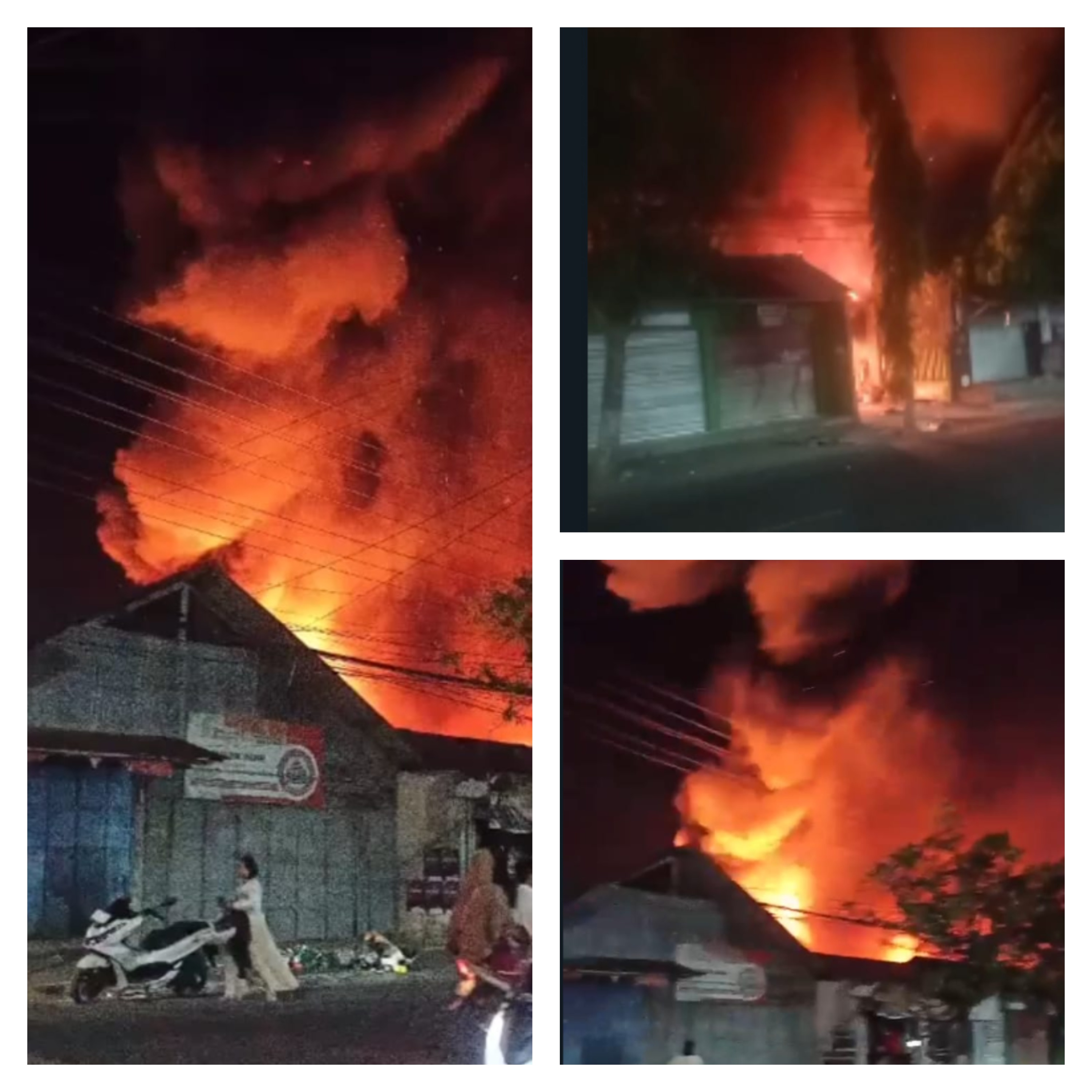 Warga Kritik Pemadam Kebakaran Sampang yang Dinilai Kurang Sigap Tangani Kebakaran. (Kolase RadarBangkalan.id)