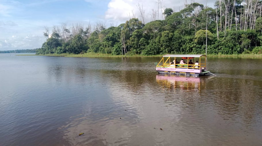 Tempat Wisata Waduk Manggar di Km 12 Karang Joang, Balikpapan Utara. IST