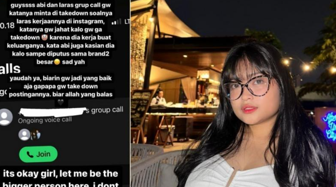 TikToker Laras Gartiana Diduga Selingkuh, Chat Mesumnya Terbongkar (Foto: X)