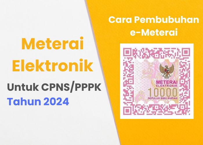 Cara Pembubuhan e-Meterai