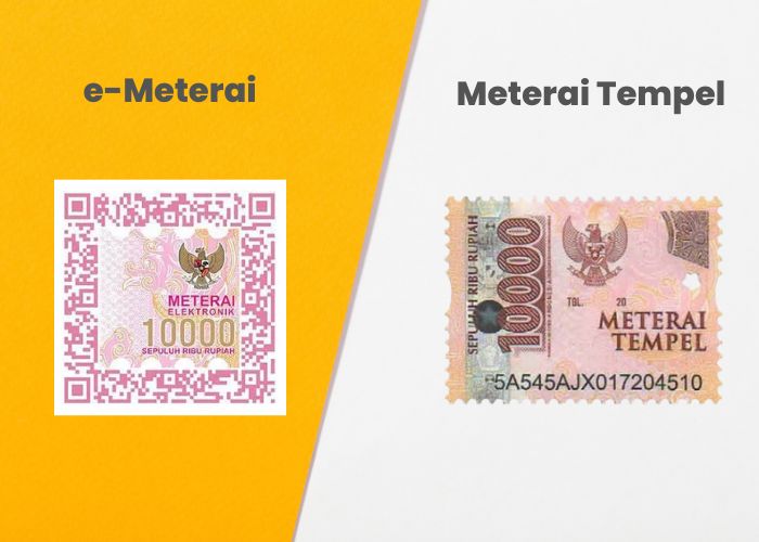 e-Meterai dan Meterai Tempel