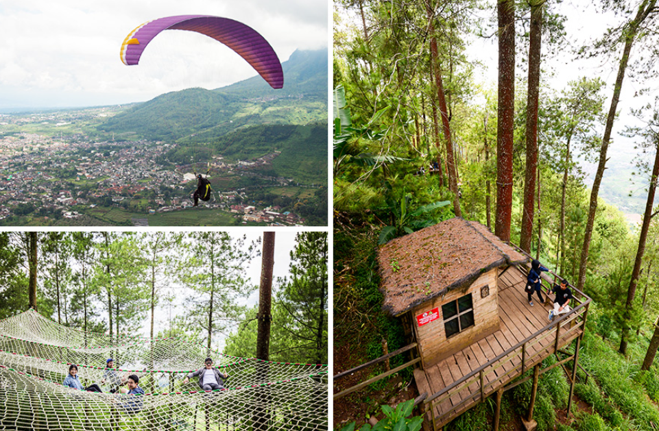 Aktivitas seru selama berlibur di Omah Kayu dan Gunung Banyak (Gambar dari Muhammad Iqbal &ndash; Shutterstock)(May Chayakorn &ndash; Sutterstock)(Farris Nurzhali &ndash; Shutterstock)
