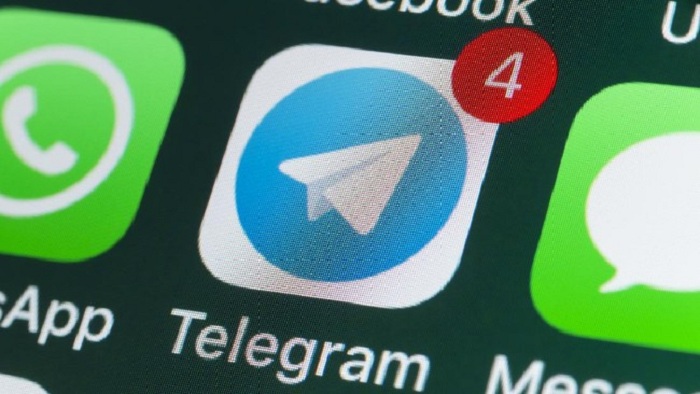 Ilustrasi aplikasi Telegram