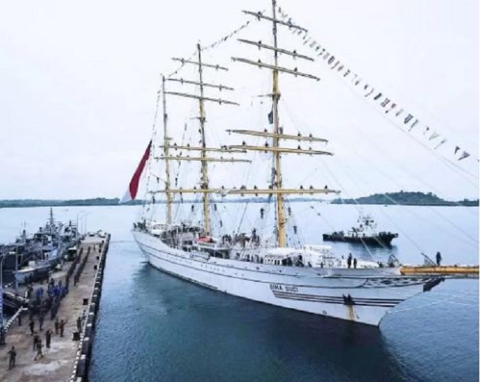 KRI Bima Suci dalam pelayaran di Perairan Indonesia. (TNI AL)