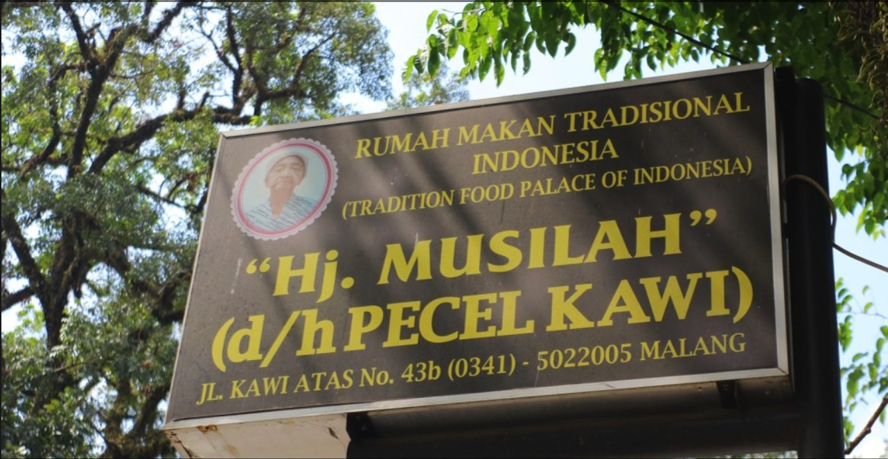Alamat Pecel Kawi (Foto: Fery Arifian)