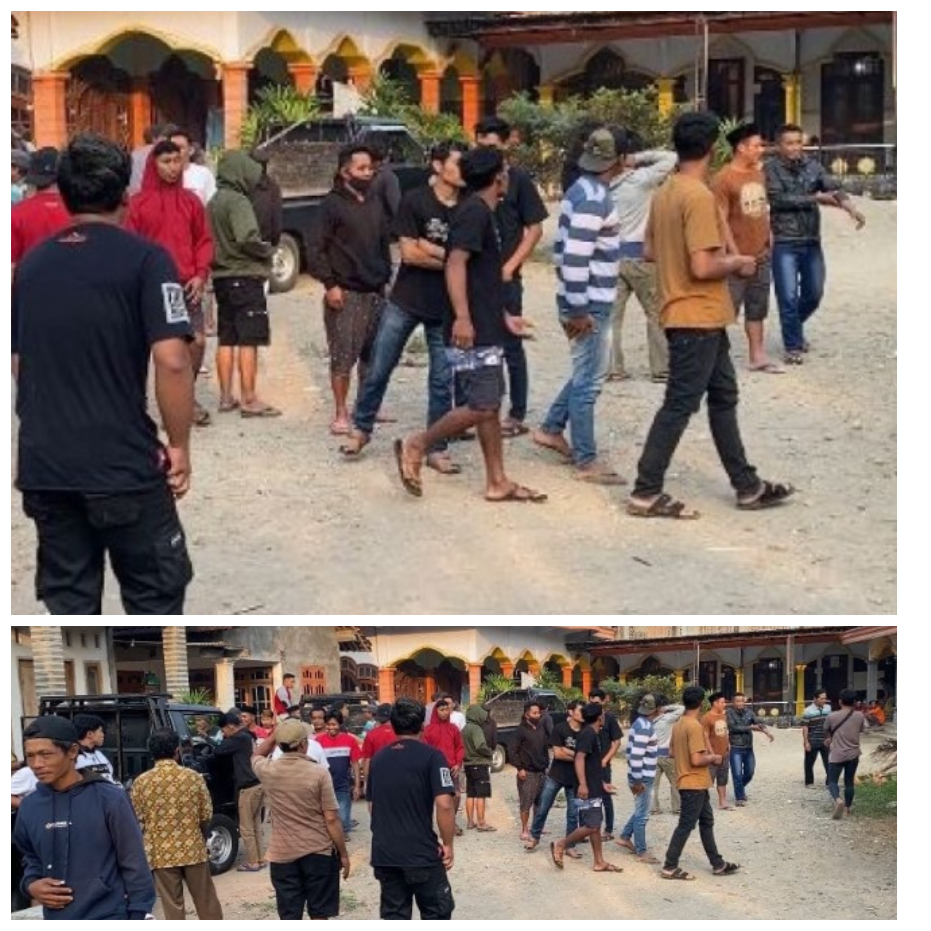 Puluhan Warga Geruduk Ponpes di Trenggalek, Tuntut Pertanggungjawaban Dugaan Kehamilan Santriwati