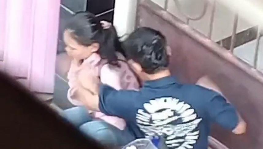 Viral mahasiswi di Bangkalan dianiaya pacar. Foto tangkapan layar
