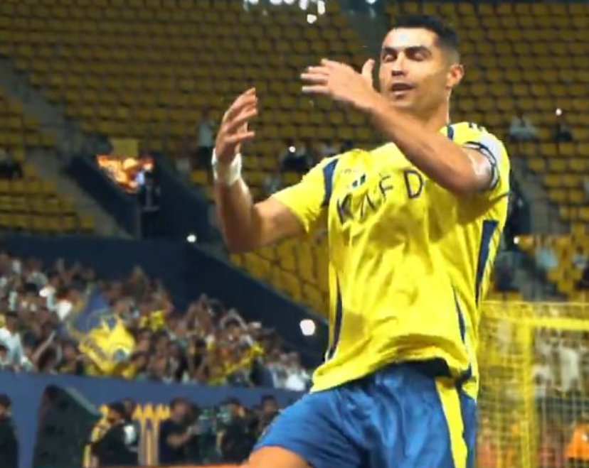 Al-Nassr vs Al Wahda Taklukkan Al Wehda 2-0, Ronaldo dan Angelo Jadi Pahlawan, foto:(x/AlNassrFC_EN)