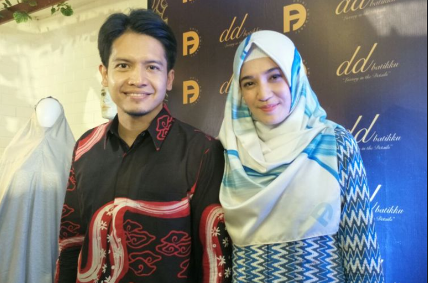 Dimas Seto dan Dhini Aminarti ditemui dalam sebuah acara di kawasan Kebayoran Baru, Jakarta Selatan, Minggu (6/5/2018).(KOMPAS.com/IRA GITA)