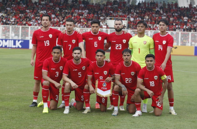 Timnas Indonesia siap tempur melawan Bahrain malam ini. (Foto: Isra Triansyah/MPI)