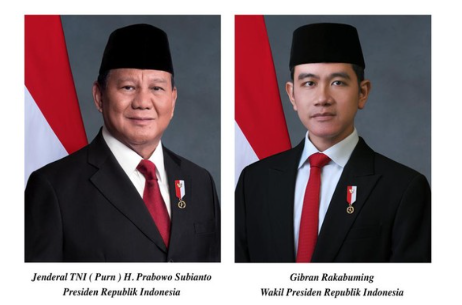 Prabowo Subianto dan Gibran Rakabuming dilantik sebagai Presiden dan Wakil Presiden RI 2024-2029. (Tim Dokumentasi Prabowo Subiant0)
