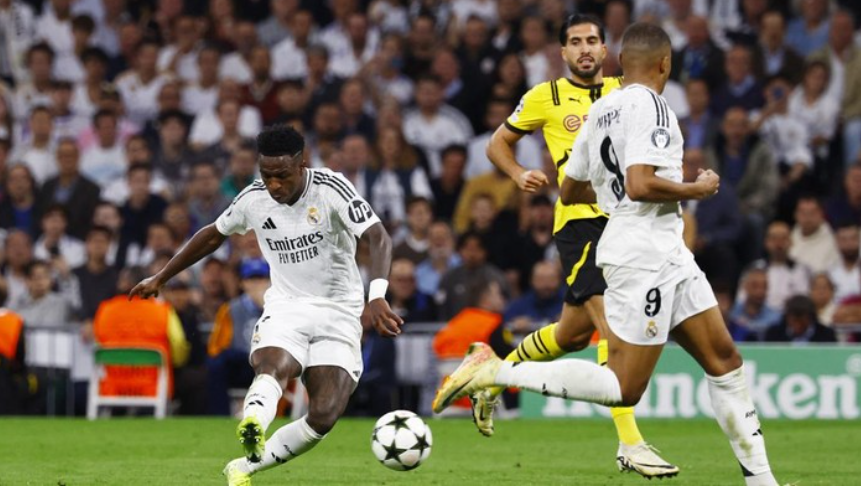 Real Madrid Bantai Dortmund, Vini Hattrick Layak Dapat Ballon d