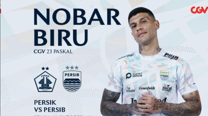 Berikut ini daftar tempat nonton bareng (nobar) Persib Bandung melawan Persik Kediri.