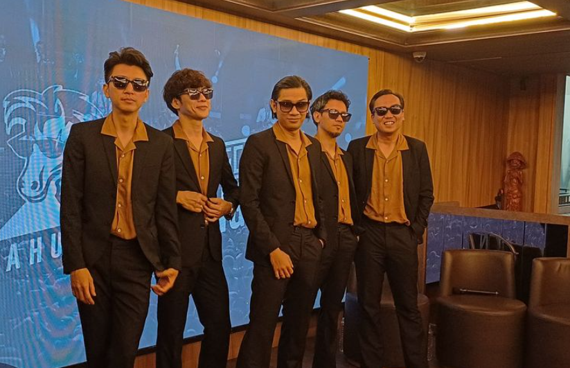 The Changcuters dalam jumpa pers di daerah Kebayoran Baru, Jakarta Selatan, Selasa (5/11/2024). (KOMPAS.com/Revi C Rantung)