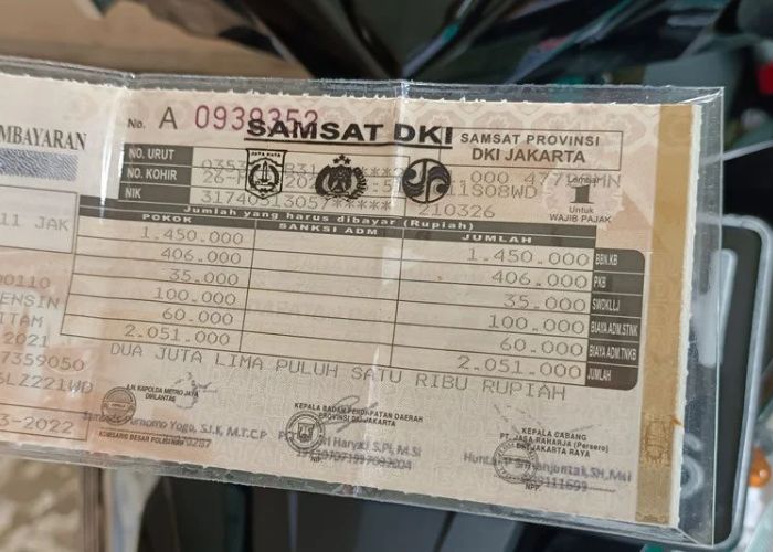 Ilustrasi Pajak STNK Motor