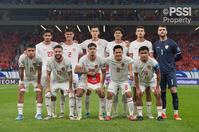 Starting Line-up skuad Timnas Indonesia (PSSI)