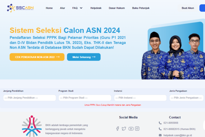 Cara cek hasil SKD CPNS 2024(sscasn.bkn.go.id)