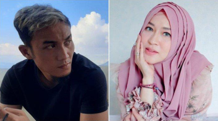 Kolase foto Okie Agustina dan Gunawan Dwi Cahyo yang kini sudah hampir genap setahun bercerai.
