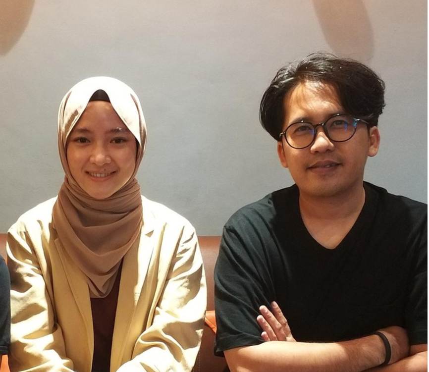 Ayus dan Nissa Sabyan. Foto: Pingkan detikhot