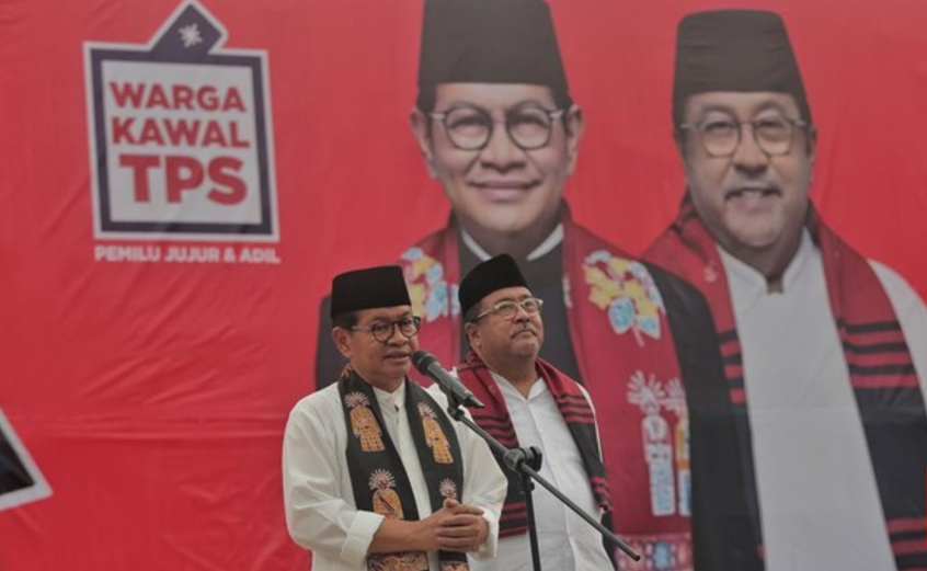 Pramono Anung-Rano Karno unggul sementara di quick count Pilgub Jakarta 2024, menurut empat lembaga survei dengan suara masuk lebih dari 50 persen. (CNN Indonesia/Adhi Wicaksono)
