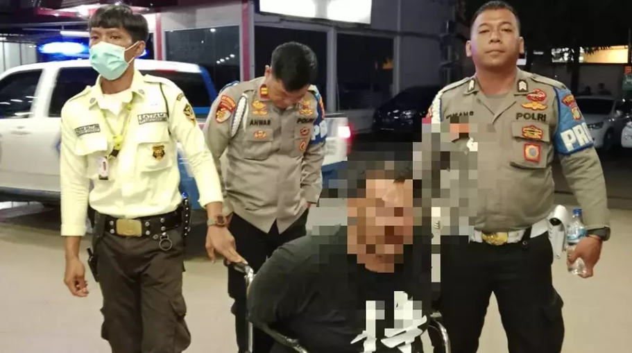 Oknum polisi berinisial NP (35) di Bogor, Jawa Barat, diduga membunuh ibu kandungnya. (Beritasatu.com/Saepul Jaenudin)