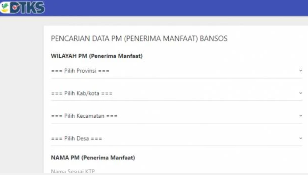 Cara cek NIK KTP untuk mengetahui apakah Anda tercatat sebagai penerima bansos atau tidak. (Sumber cekbansos.kemensos.go.id)