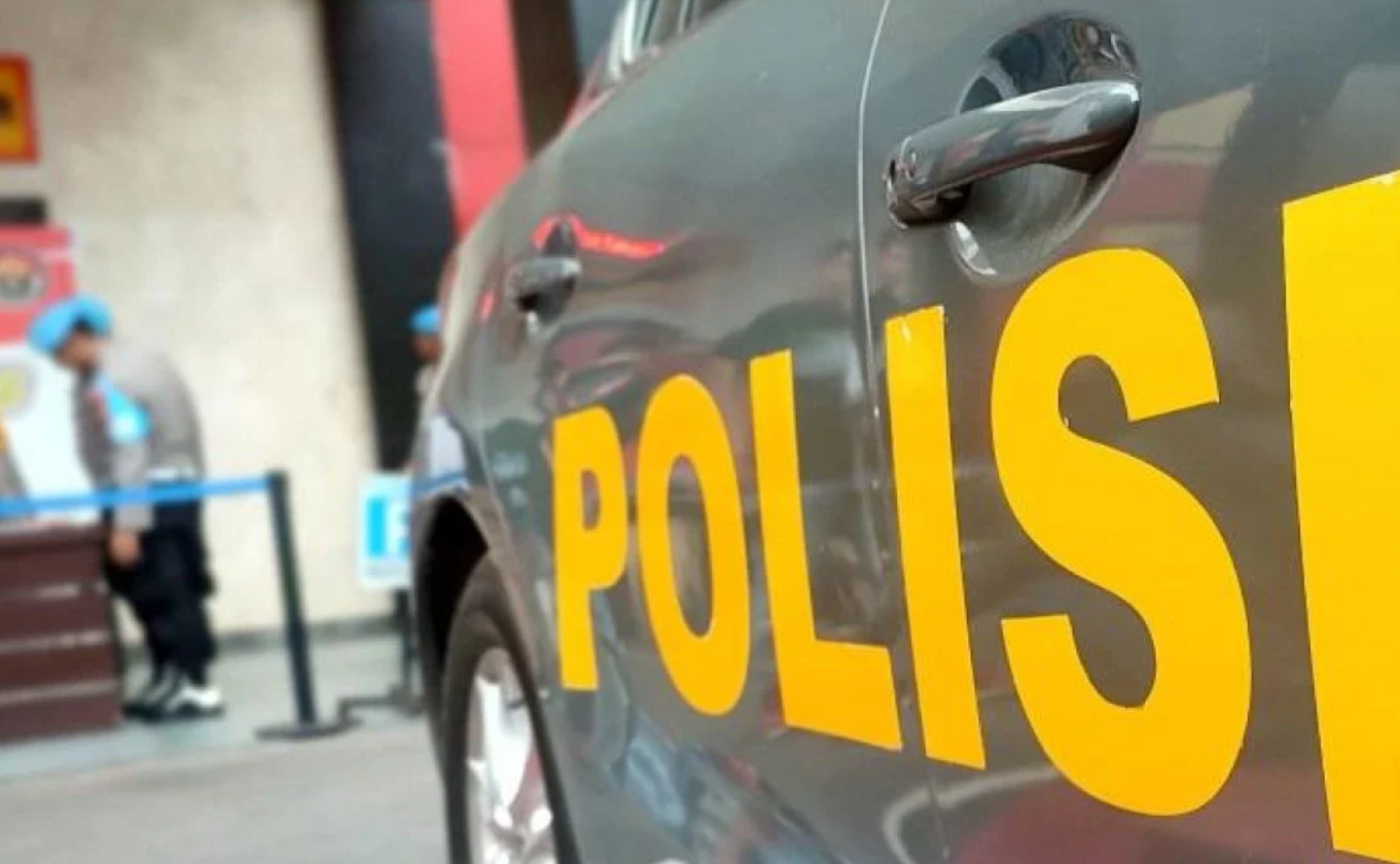 Ilustrasi mobil polisi.