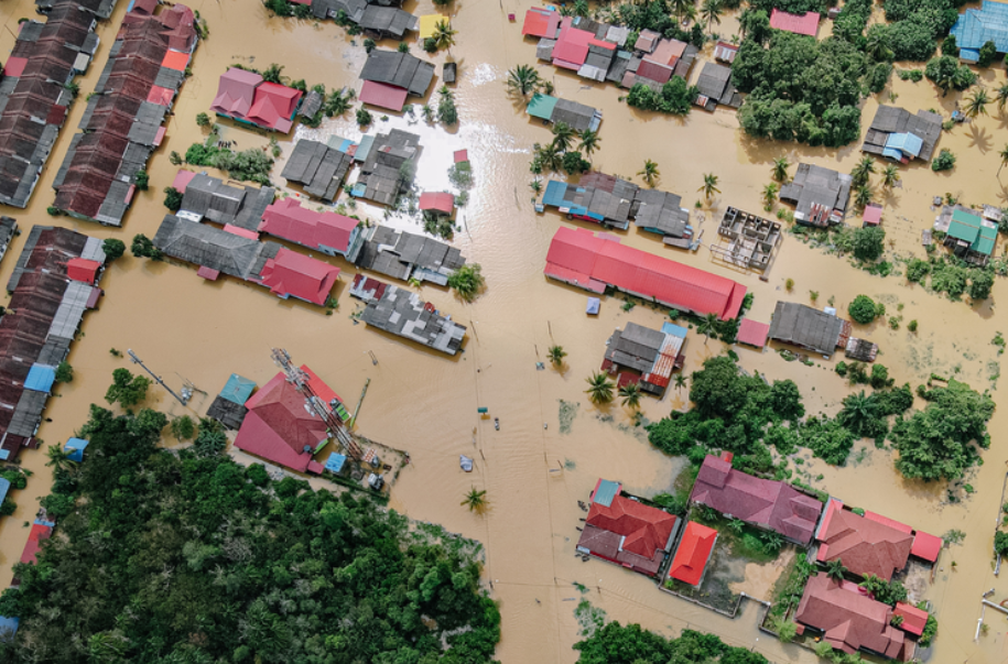 Ilustrasi banjir.(canva.com)