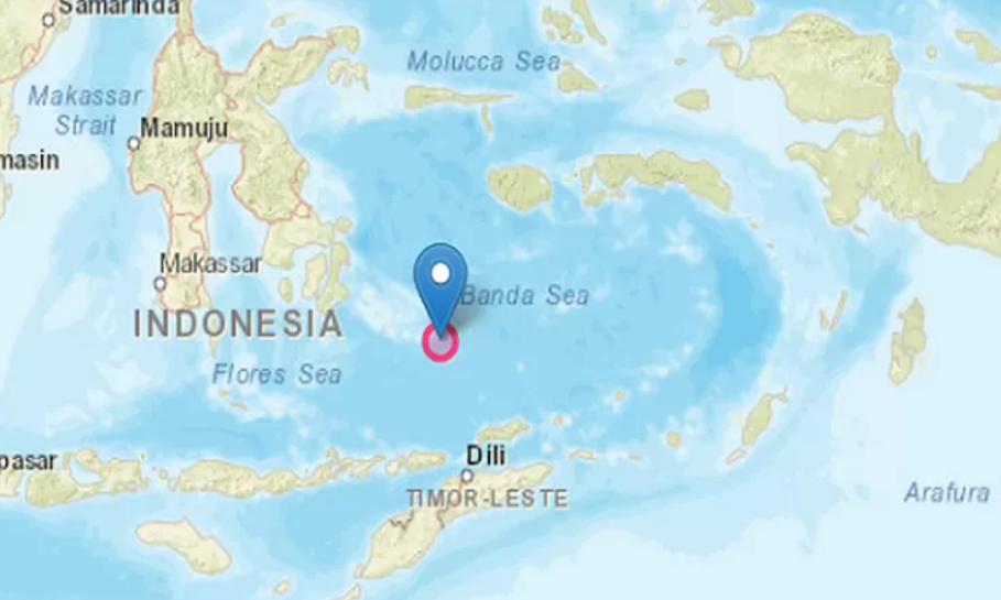 Gempa Bumi 6.2 Magnitudo terjadi di Wakatobi, Sulawesi Utara (Tangkapan Layar BMKG)